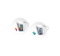 Window Collection Espresso Set: Torino & Napoli - Porcelain Coffee Cups