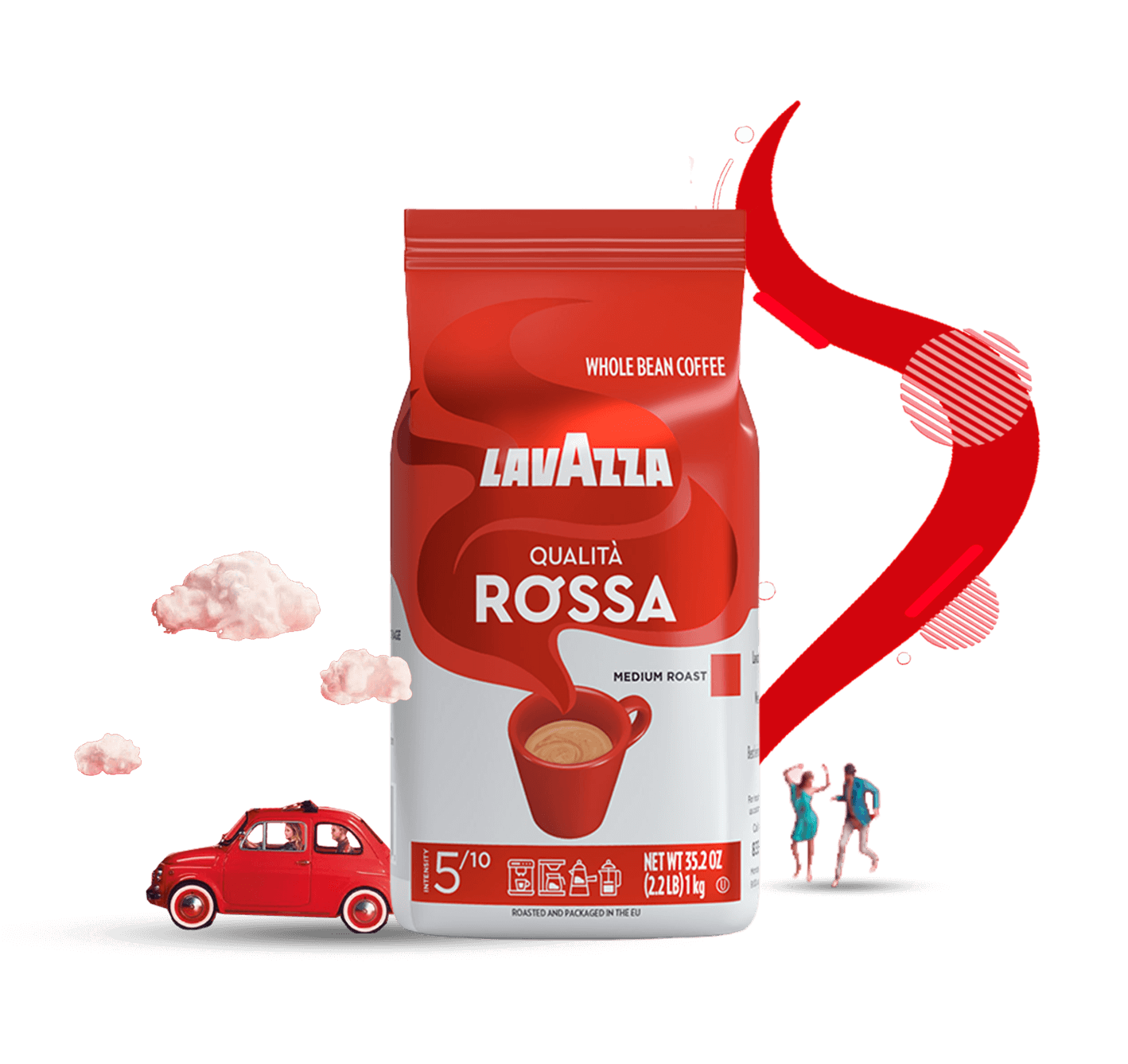 Qualità Rossa Whole Bean - Aromatic Espresso Beans