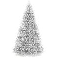 Unlit Artificial White Spruce Christmas Tree w/Easy Assembly