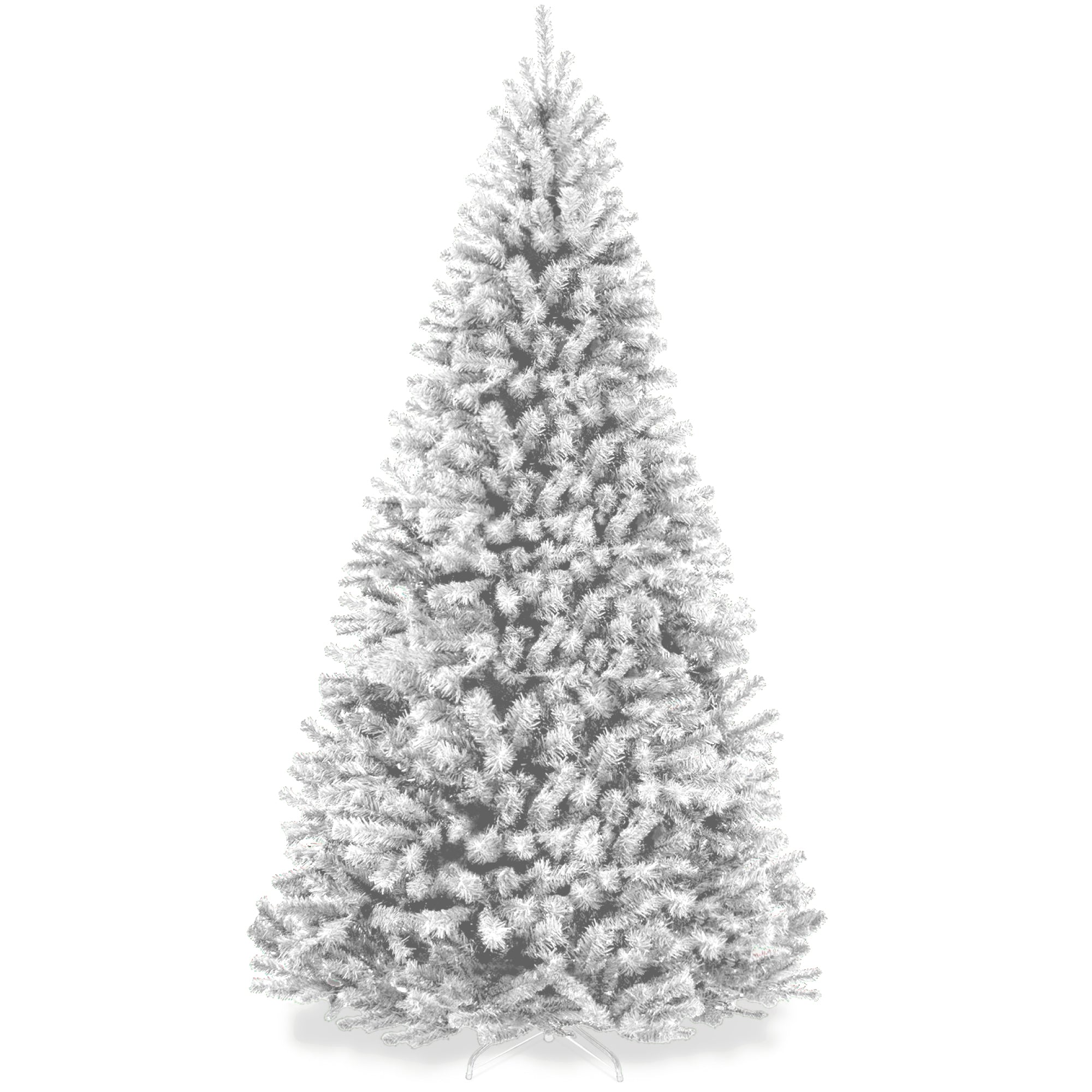 Unlit Artificial White Spruce Christmas Tree w/Easy Assembly