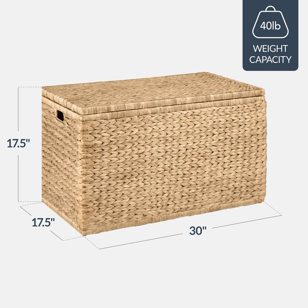 Storage Trunk w/ Lid & Handles Storage Bench Toy Chest