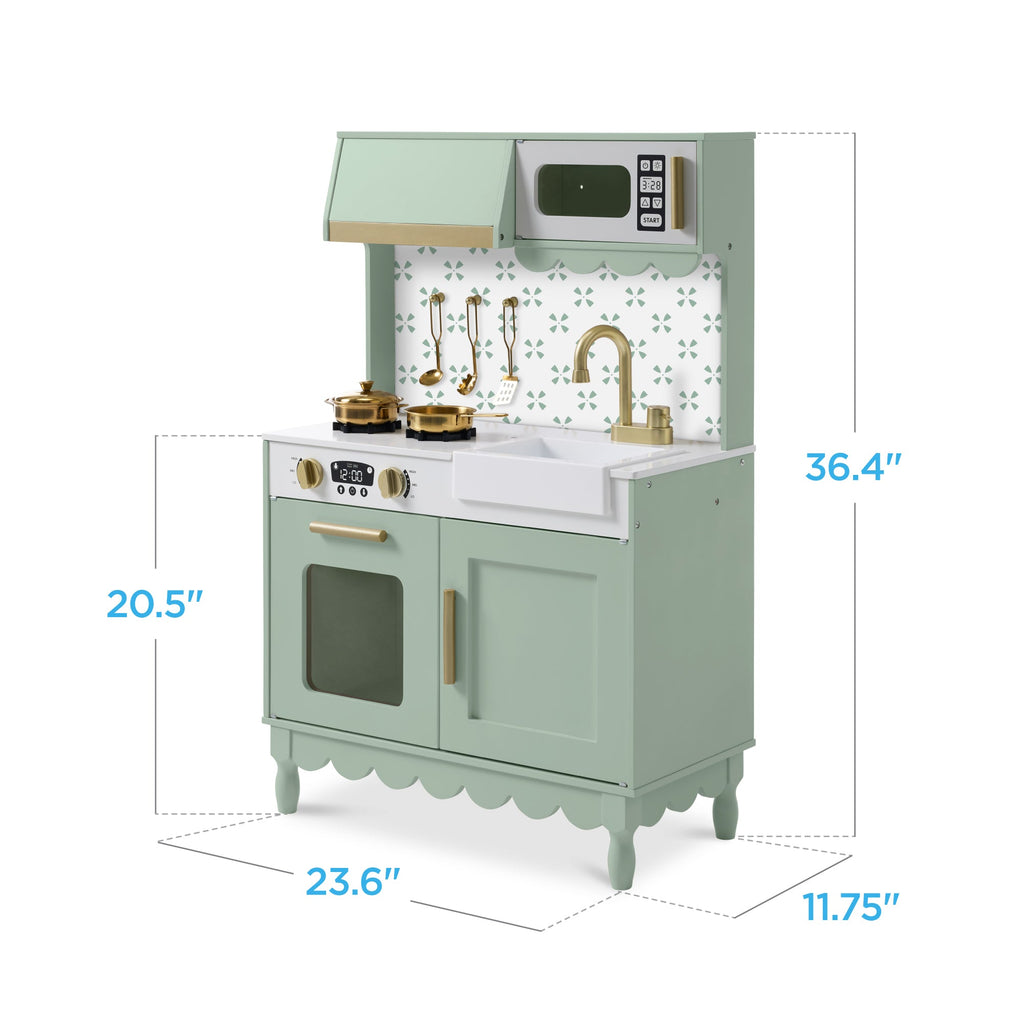 Toddler Kitchen Playset - Pretend Cooking Set