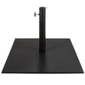 Steel Umbrella Base Patio Stand w/ Tightening Knob & Anchor Holes - 38.5lb