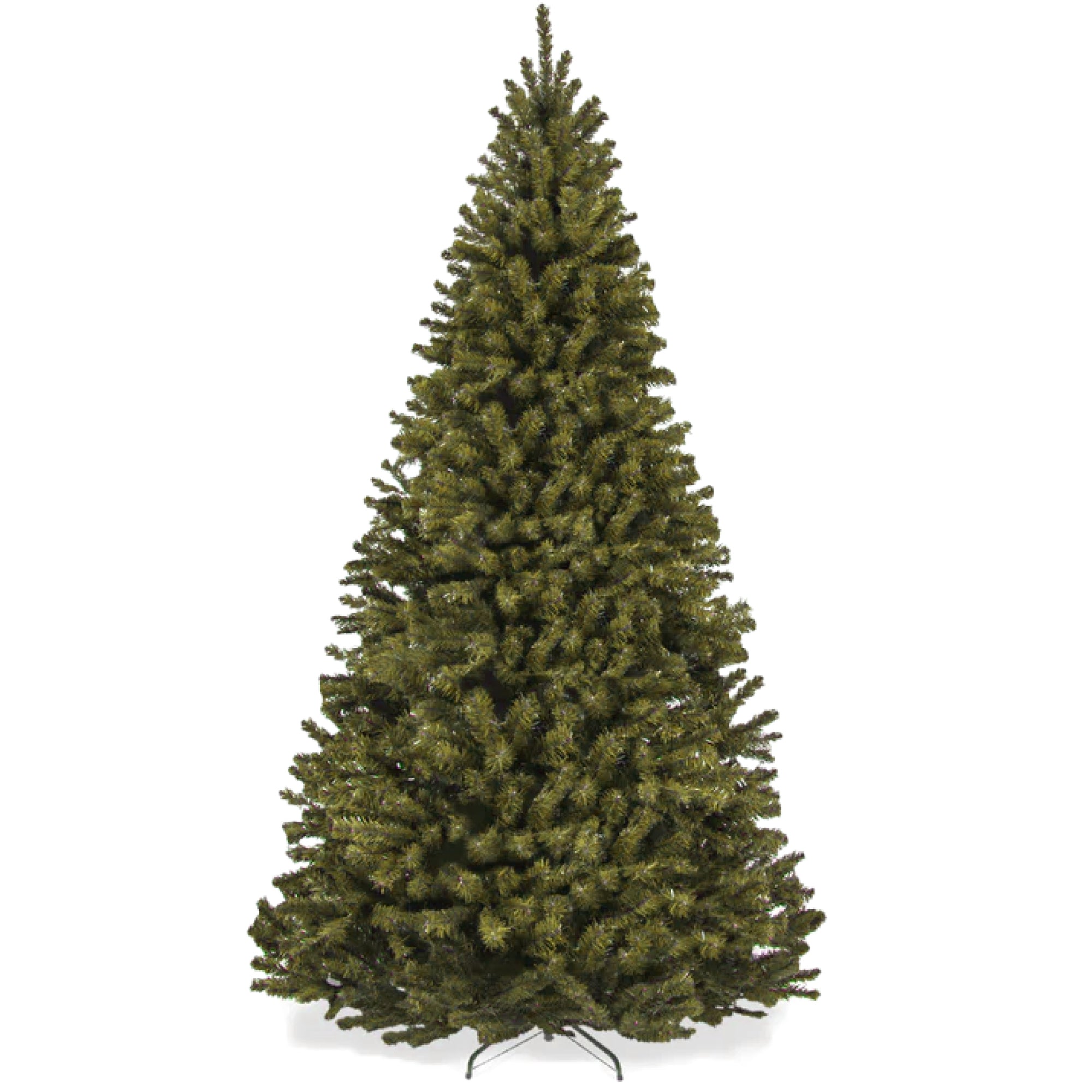 Unlit Artificial Green Spruce Christmas Tree w/Easy Assembly