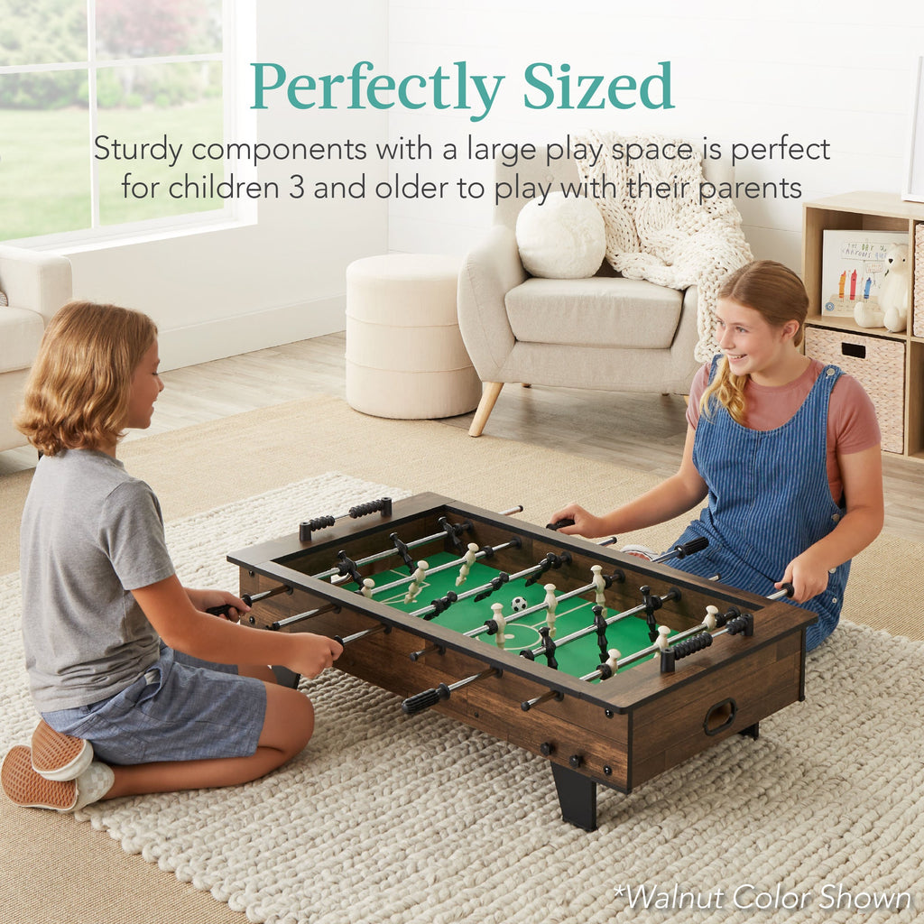 Tabletop Foosball Table Arcade Table Soccer w/ 2 Balls - 40in