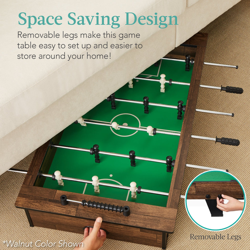 Tabletop Foosball Table Arcade Table Soccer w/ 2 Balls - 40in
