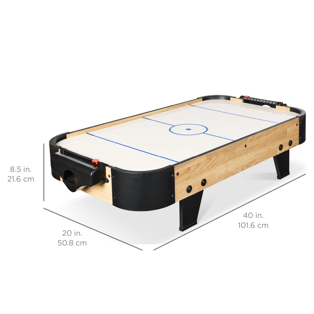 Tabletop Air Hockey Arcade Game Table w/ 2 Pucks 2 Strikers - 40in