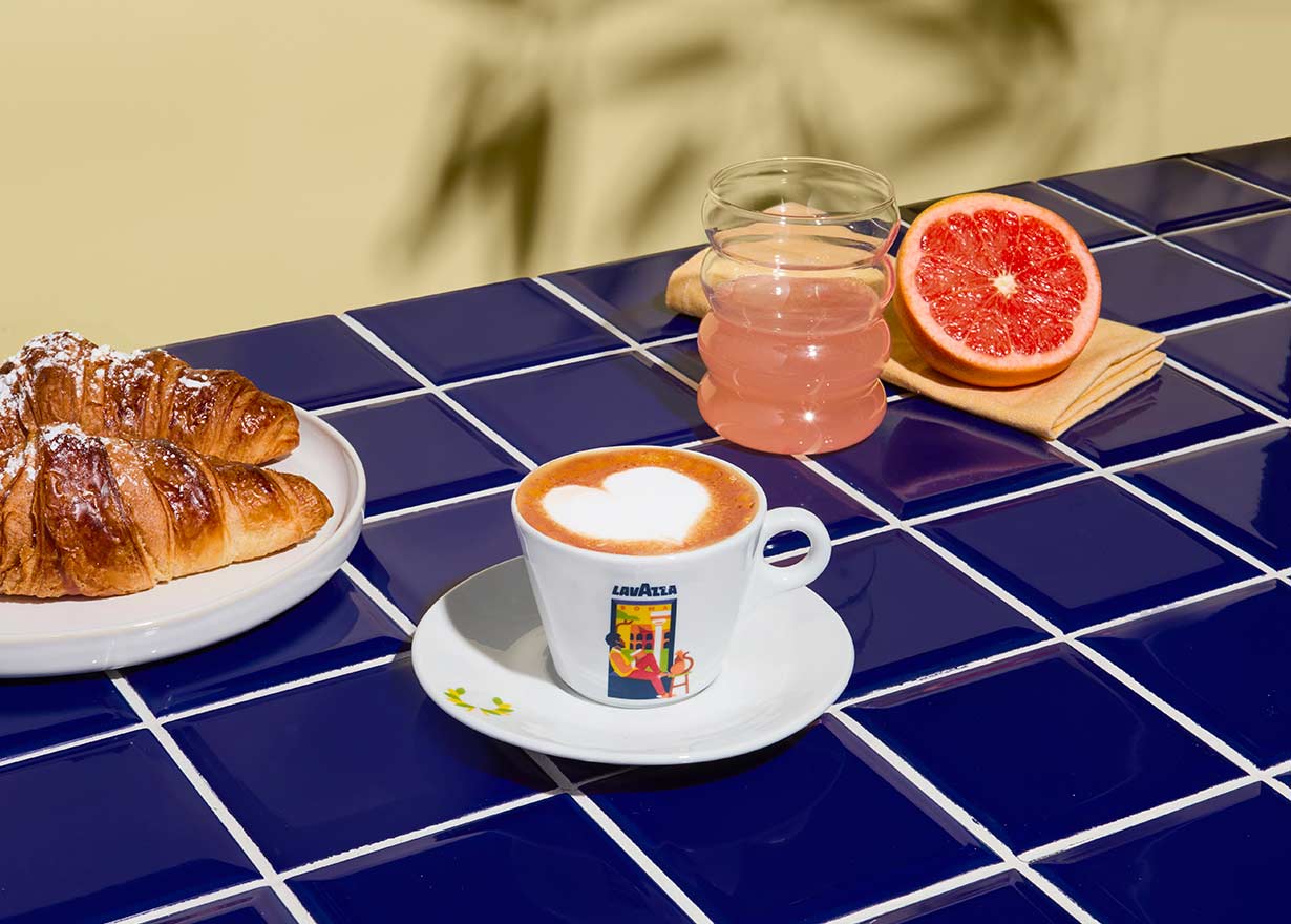 Window Collection Cappuccino Set: Roma & Venezia - Cappuccino Cup Set
